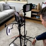 DIY studio setup for recording professional video content at home